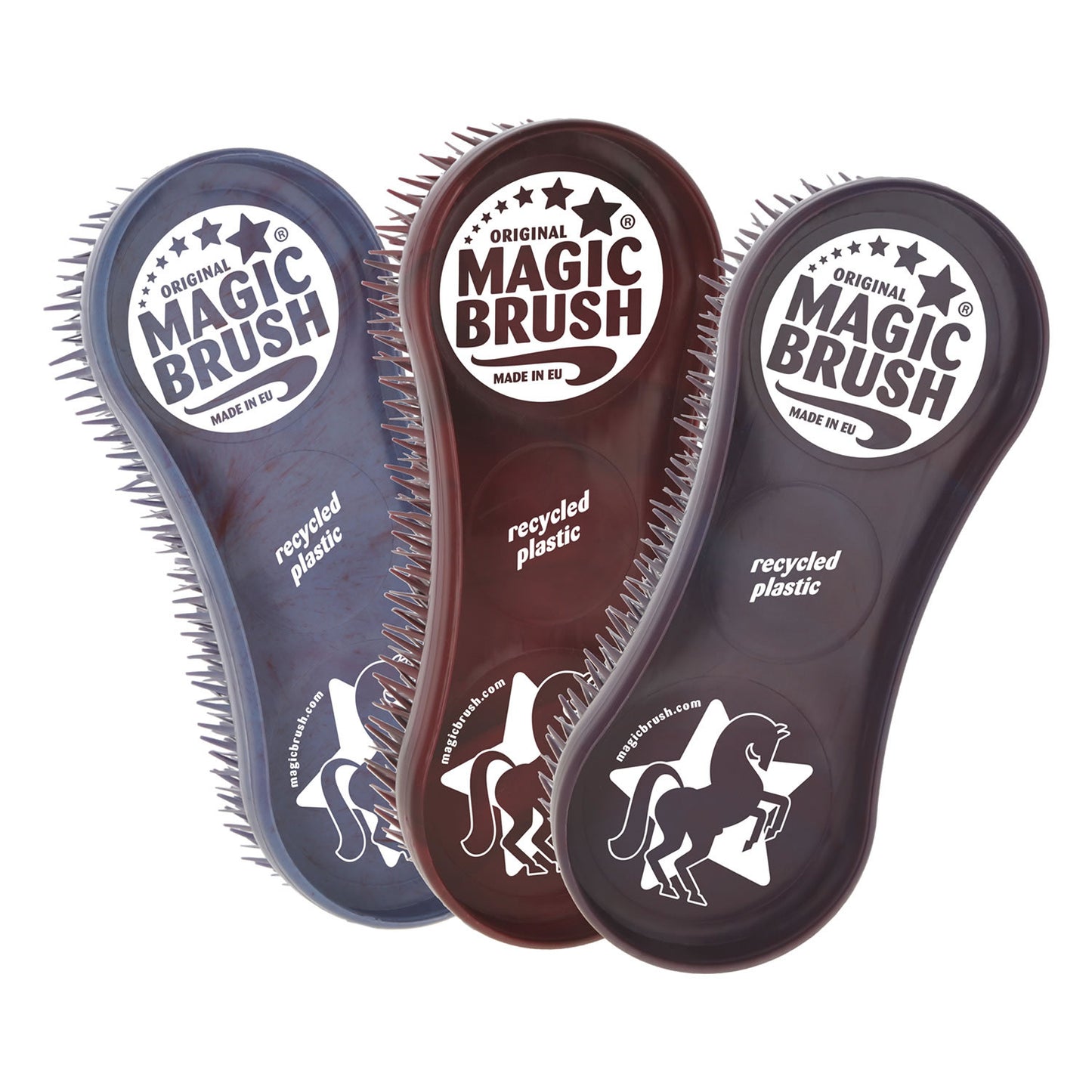 MagicBrush horse grooming brush wildberry