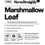 Marshmallow Leaf Chopped