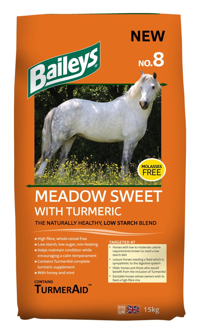 Baileys No.8 Meadow Sweet with Turmeric high-fibre feed bag