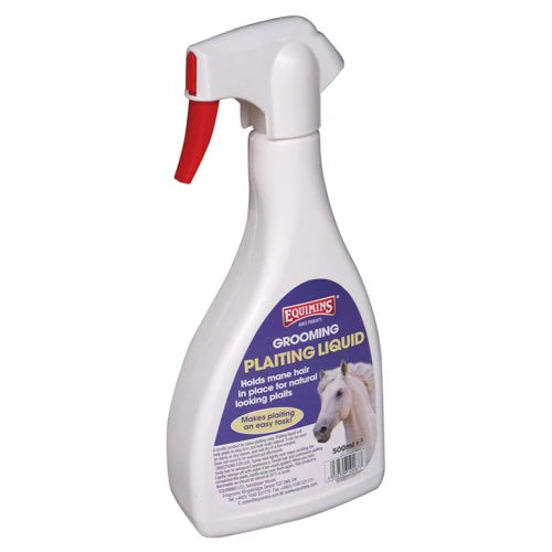 Bottle of Equimins Plaiting Liquid