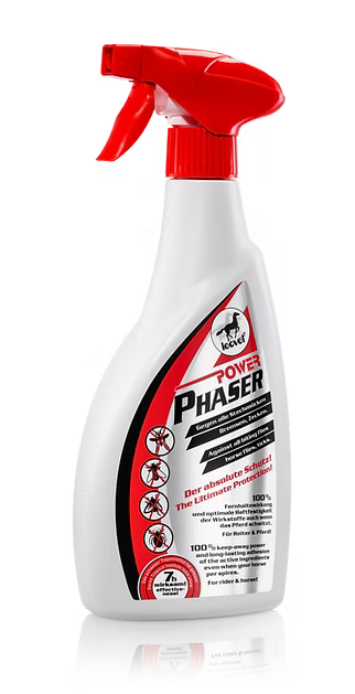 LeoVet Power Phaser fly repellent spray bottle for horses