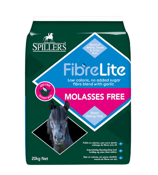 Spillers Fibre Lite Molasses Free 20 kg low-calorie fibre feed