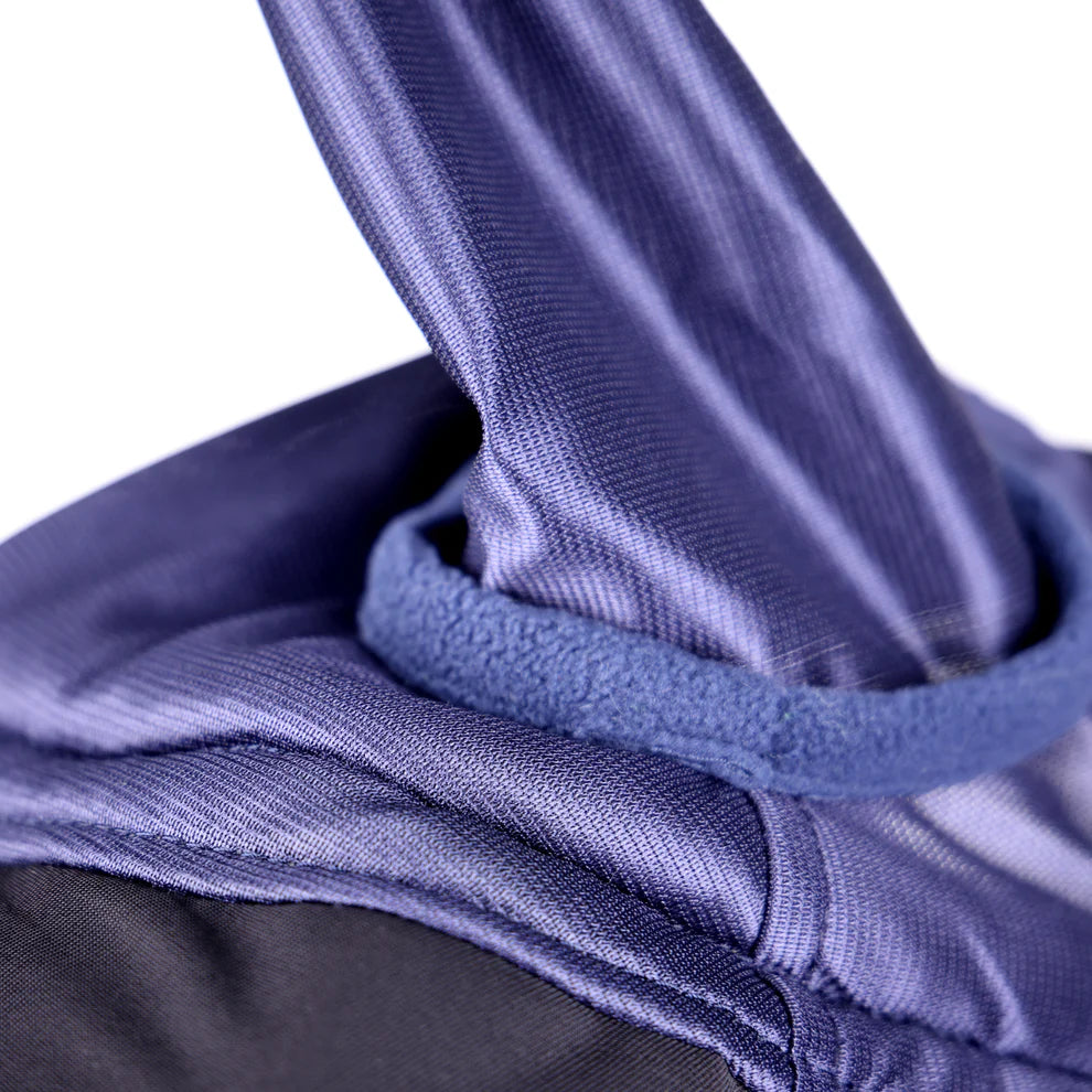 Close up of fly mask ear section