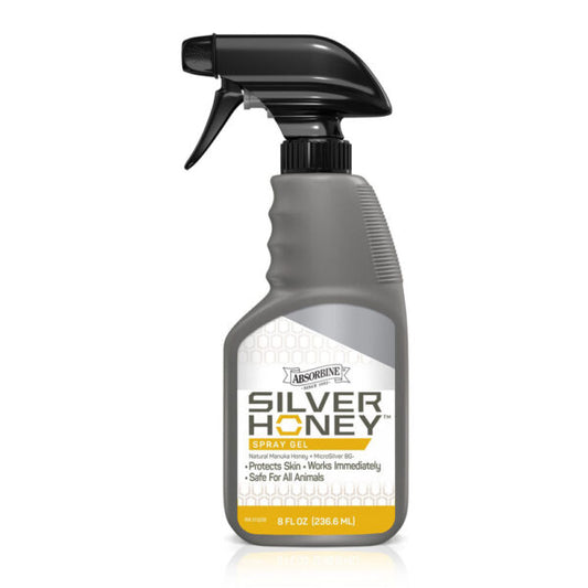 Absorbine Silver Honey Spray Gel bottle for horse wound care