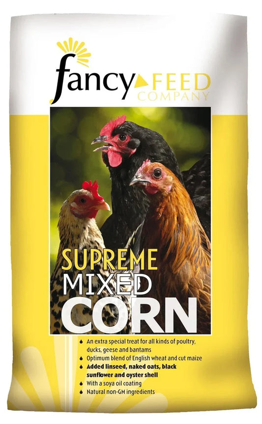 20KG bag of Fancy Feed Supreme Mixed Corn