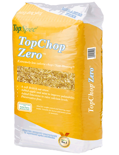 TopSpec TopChop Zero 12.5kg low-calorie chopped oat straw horse feed