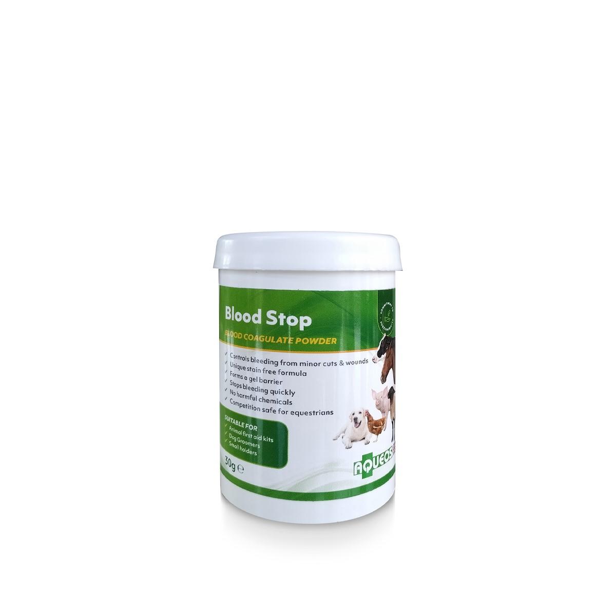 Aqueos Blood Stop 30g tub for horses
