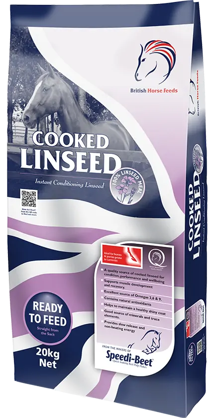 British Horse Feeds Micronised Cooked Linseed 20kg bag horse conditioning feed - AG Equestrian