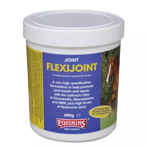 Powder joint supplement for horses Equimins FlexiJoint packaging