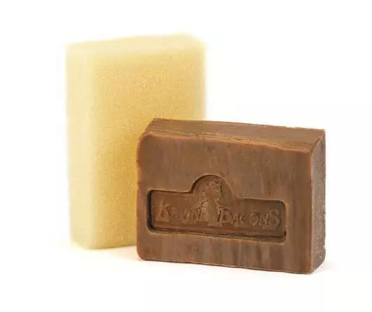 Soap bar for horse grooming close up