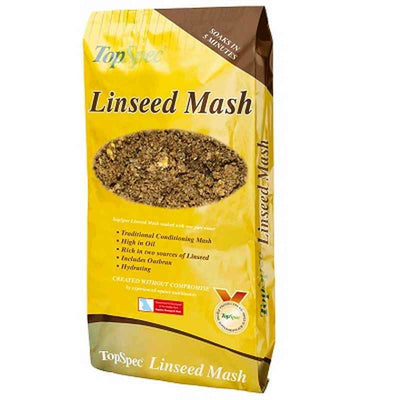 TopSpec Linseed Mash 20kg high oil conditioning horse feed bag
