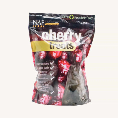 NAF Cherry Treats 1kg bag for horses