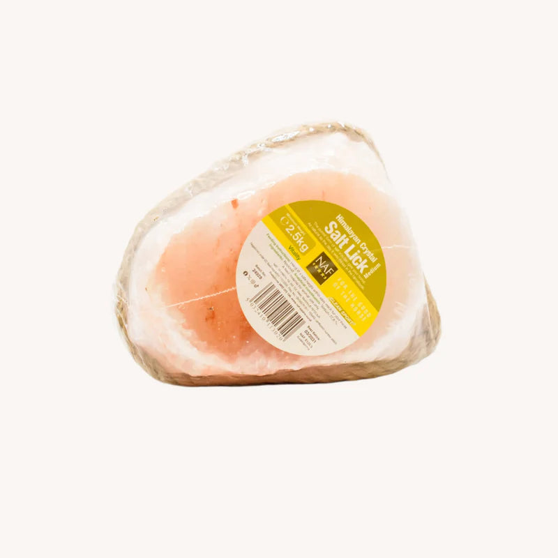 NAF Himalayan Rock Salt – Small, Medium & Large | 100% Pure Pink Himalayan Salt Licks for Horses