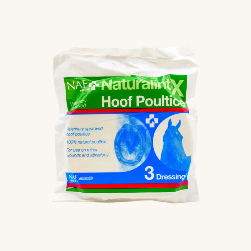 NAF NaturalintX Hoof Poultice pack for horse hoof care