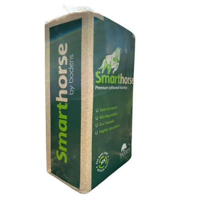 Dust-extracted chemical-free softwood shavings for horses